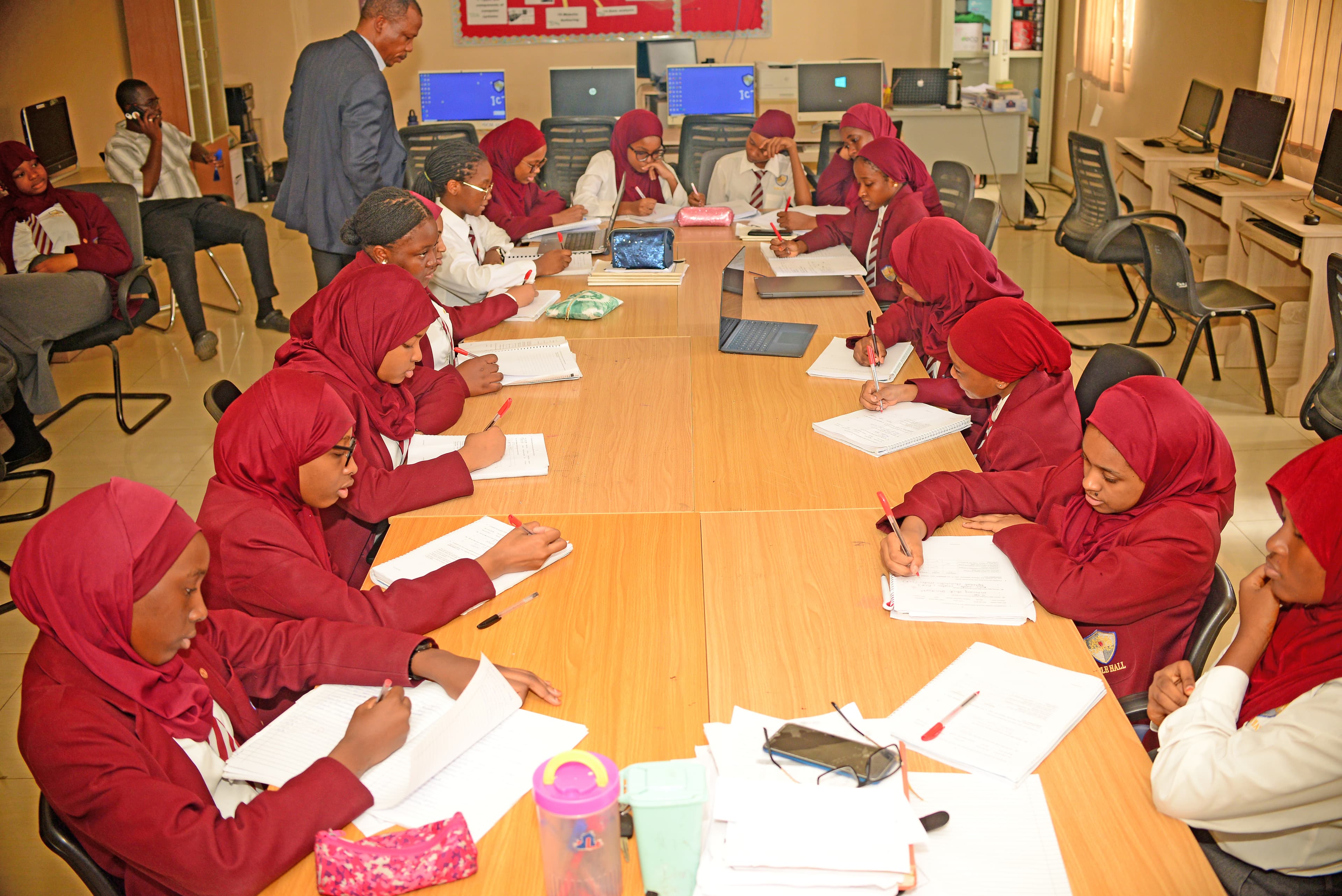 Noble Hall Students Learning