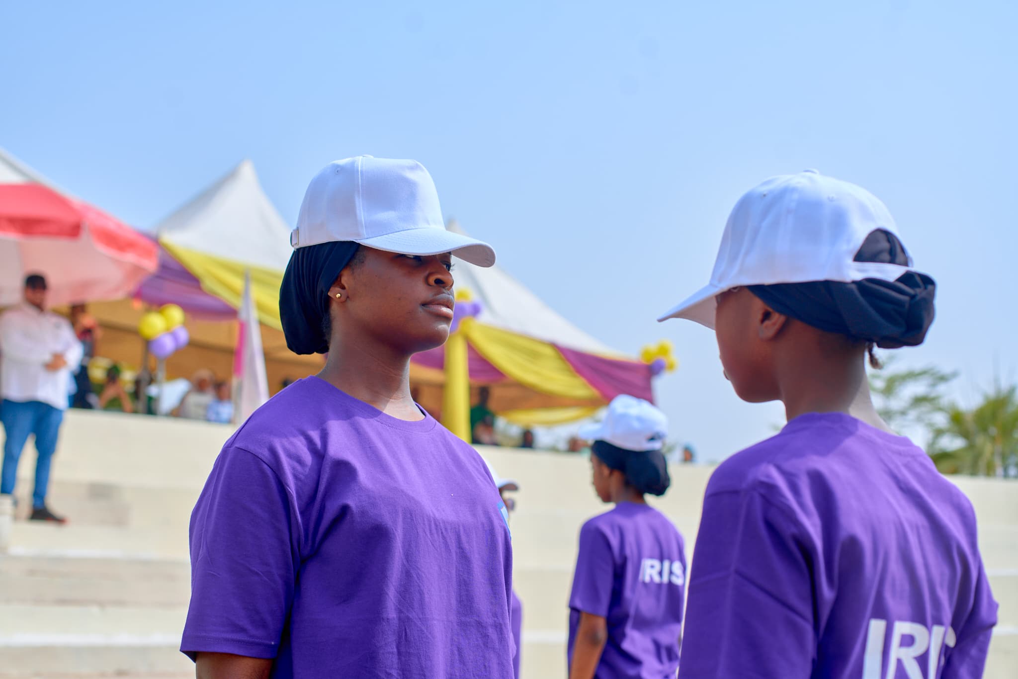 Students participating in sports day activities